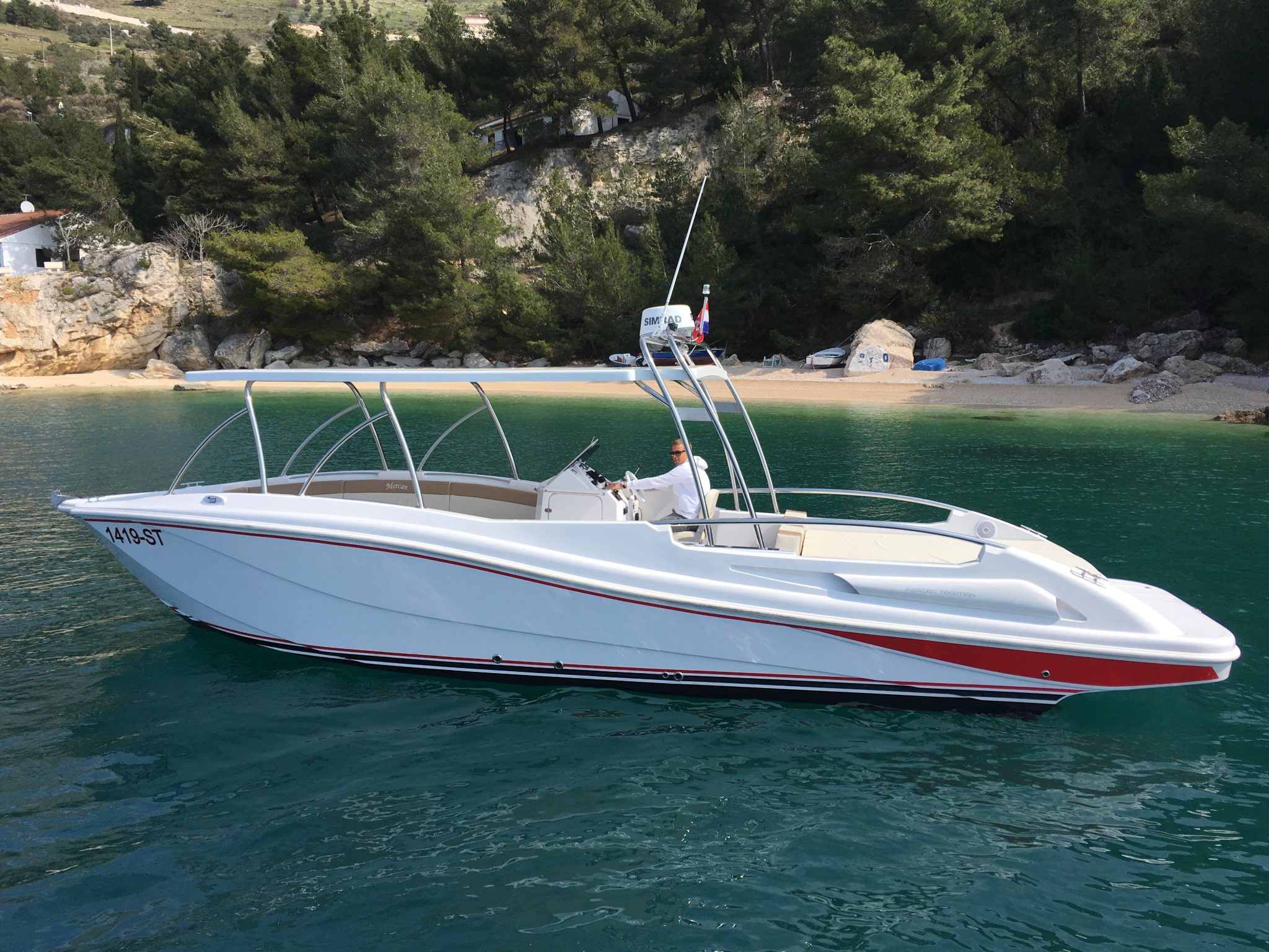 Mercan 34 _ rent a boat Omiš